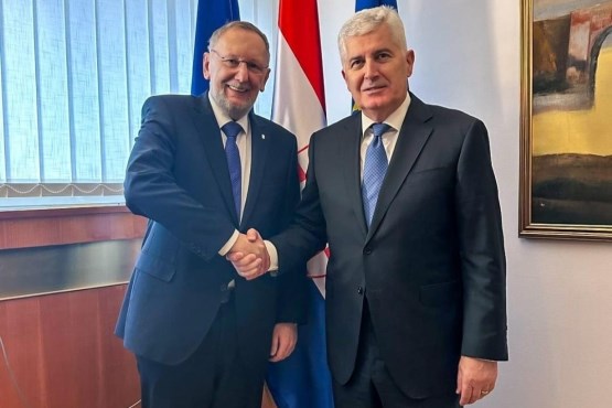 Zamjenik predsjedavajućeg Doma naroda PSBiH dr. Dragan Čović održao sastanak s potpredsjednikom Vlade Republike Hrvatske